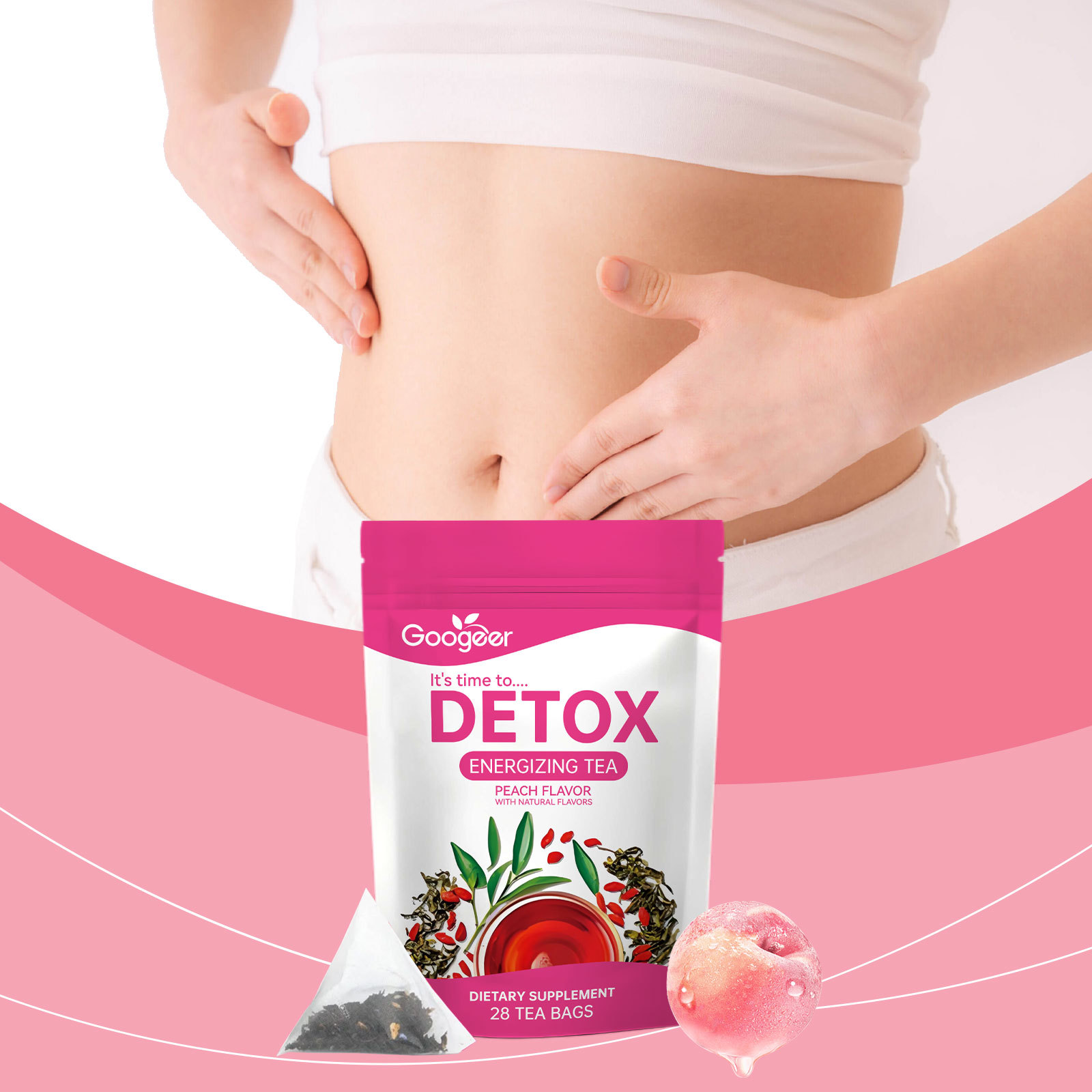 Herbal Wellness Tea - Detox-Reinigungstee – Körperbehandlung, energetisierender Tee –