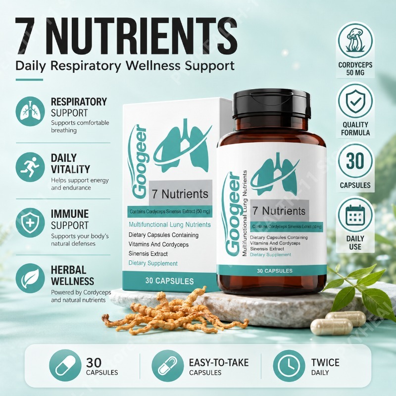 Natural Herbal Wellness - Cordyceps Sinensis Extrakt Kapseln Kräuterergänzung Tägliche