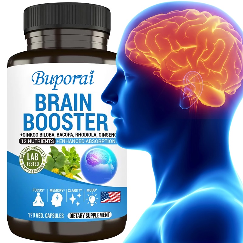 Ginkgo Biloba Extract - Gehirn-Booster-Ergänzung – Gedächtnis, Reduzieren Sie den