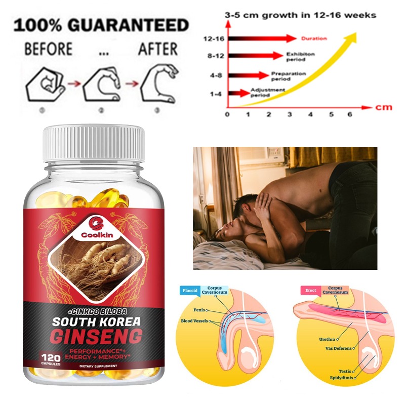 Ginkgo Biloba Extract - Veganer koreanischer roter Panax-Ginseng mit Ginkgo-Biloba-Kapseln