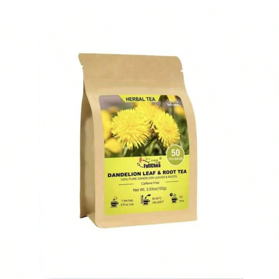 Wellness Herbal Tea Blends - Löwenzahn-Wolfsbeeren-Kräutertee - 50 Teebeutel, Natürliche Mischung