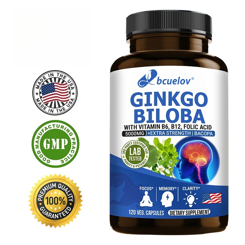 Ginkgo Biloba Extract - Ginkgo Biloba 5000 mg Ergänzung –