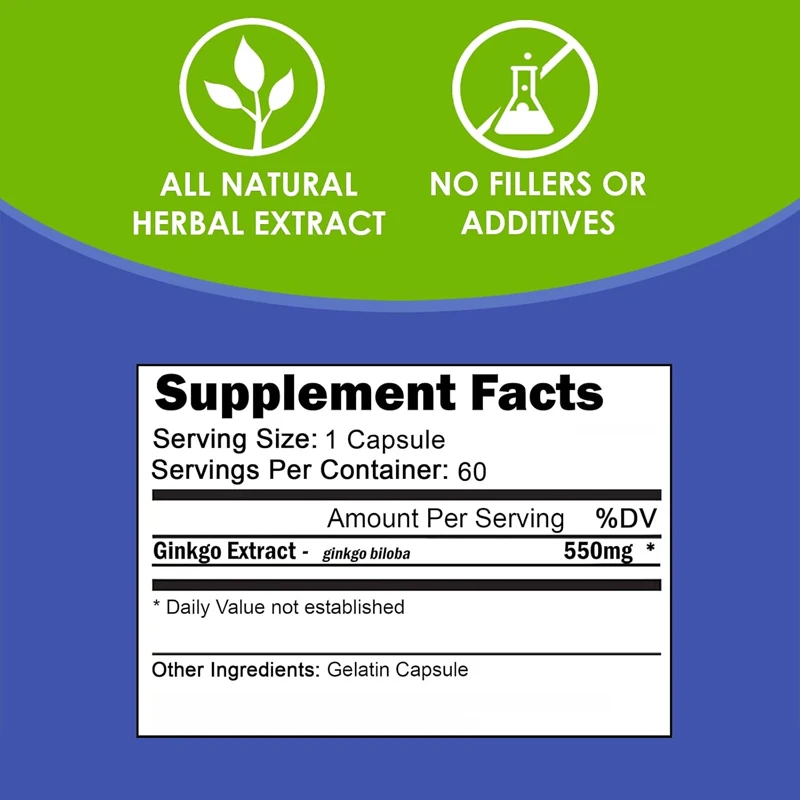 Nahrungsergänzungsmittel Ginkg – Ginkgo Biloba Extract Bewertung und Preis