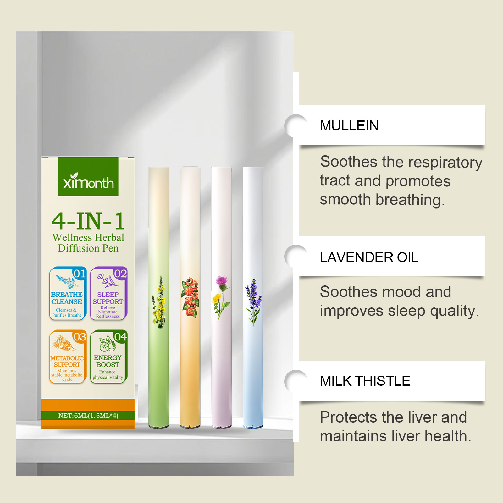 4-in-1-Kombi-Stick mit Kräuter – Natural Herbal Wellness Bewertung und Preis