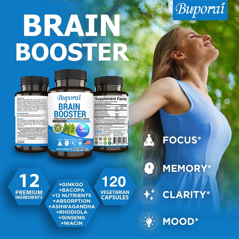 Gehirn-Booster-Ergänzung – Ged – Ginkgo Biloba Extract Bewertung und Preis