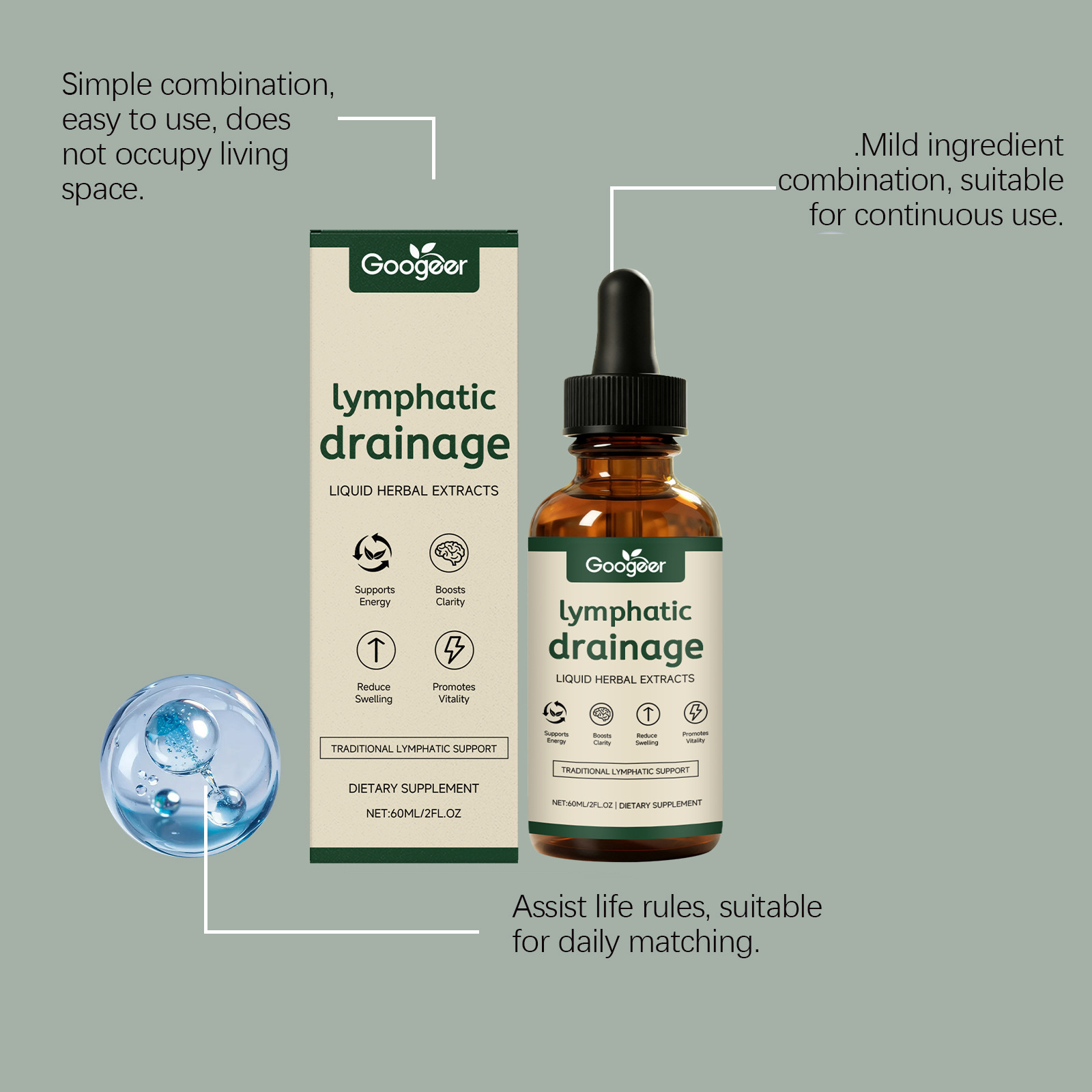 Lymphdrainage-Tropfen 11-in-1  – Natural Herbal Wellness Bewertung und Preis