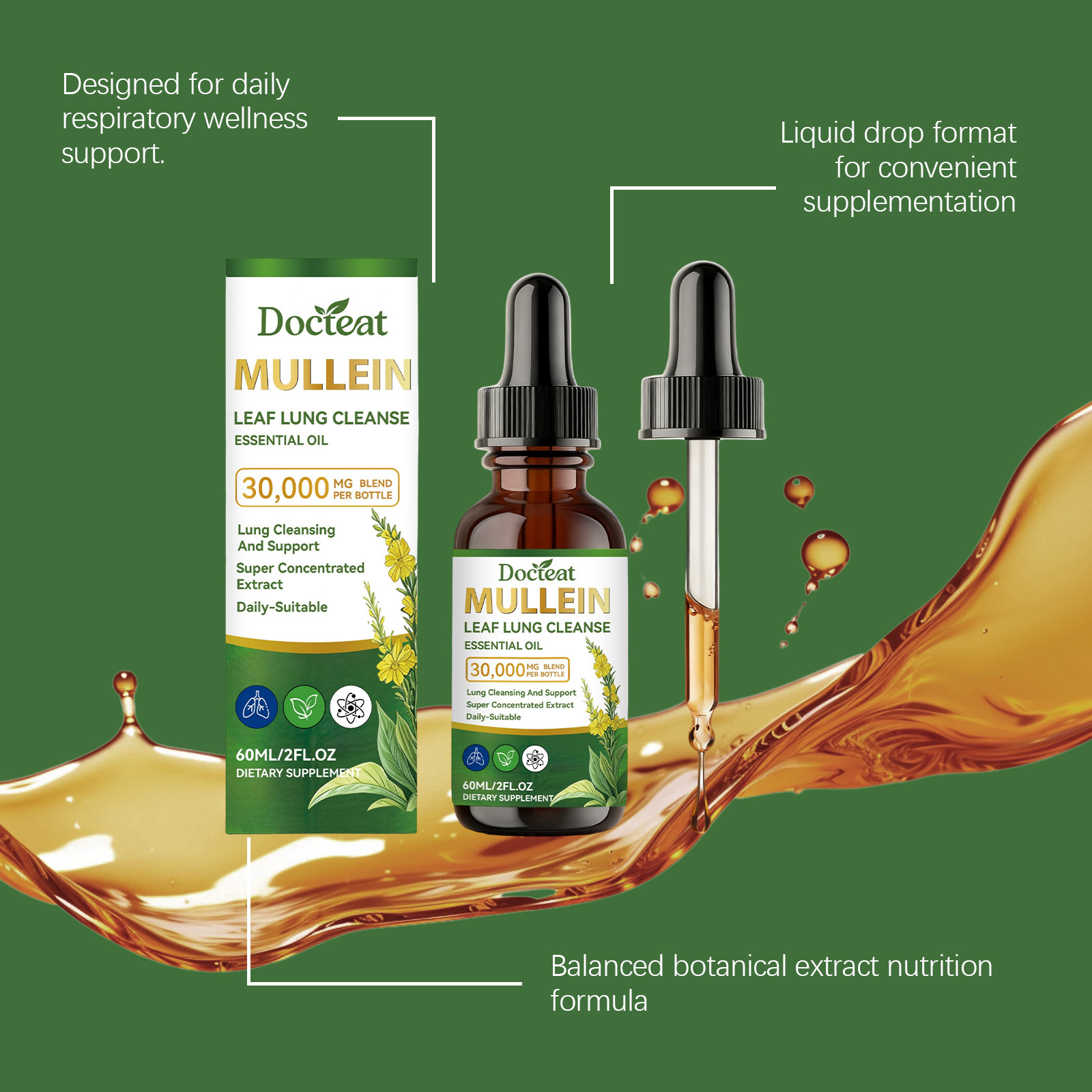 Königskerzenblatt-Flüssig-Trop – Herbal Wellness Tincture Bewertung und Preis