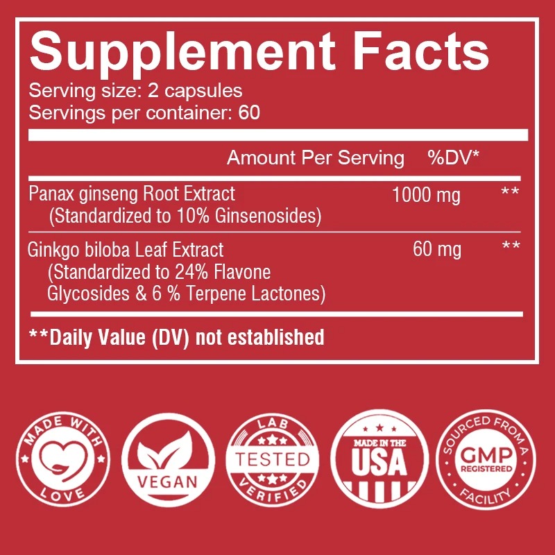 Veganer koreanischer roter Pan – Ginkgo Biloba Extract Bewertung und Preis