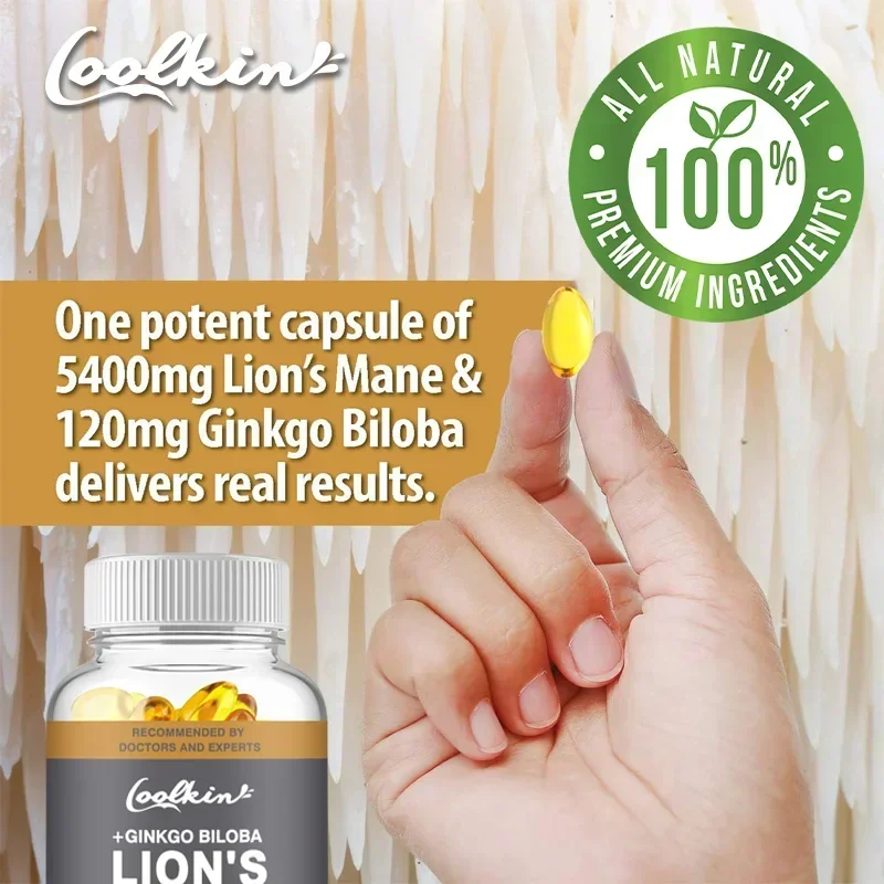 Coolkin Lion's Mane Pilz-Extra – Ginkgo Biloba Extract Bewertung und Preis